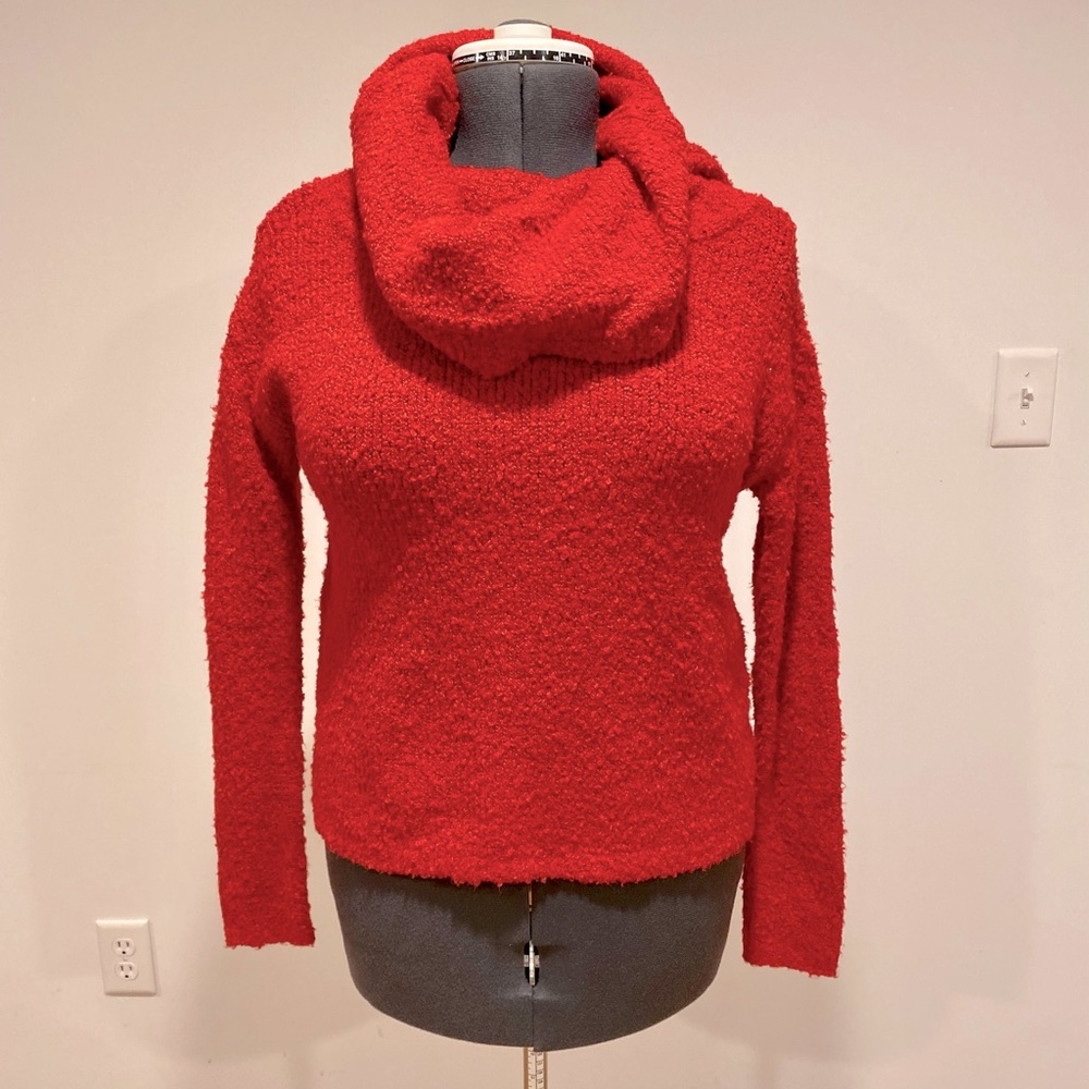 2/$25 Red tunnel neck sweater